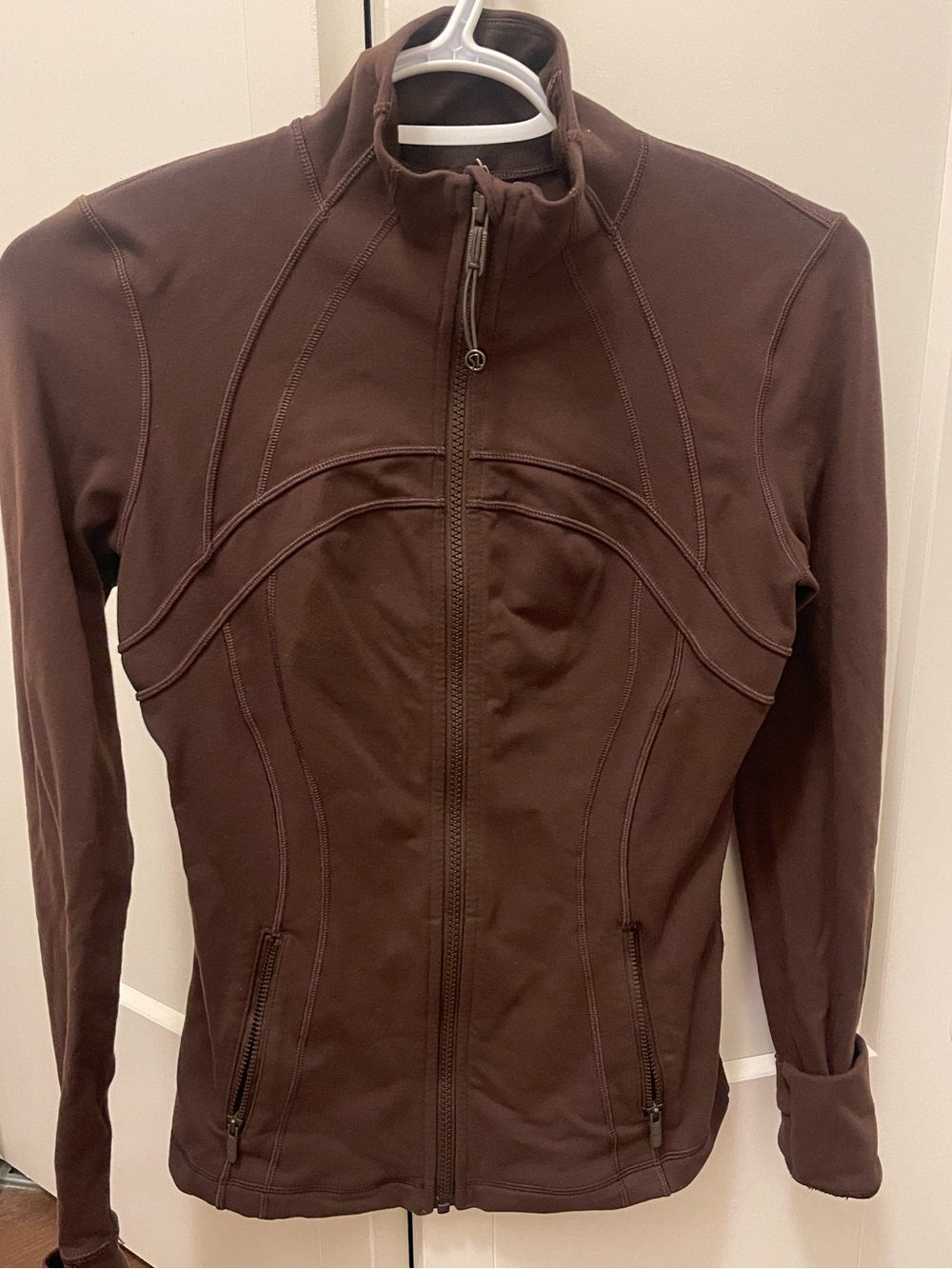 Luluemon define jacket size 4 Espresso
